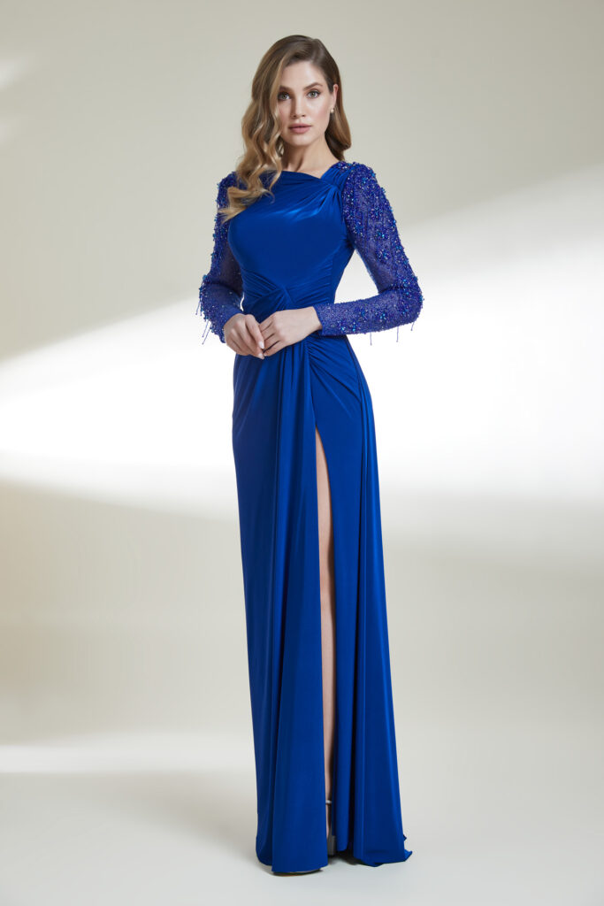 Selin Dress - Royal Blau, 38