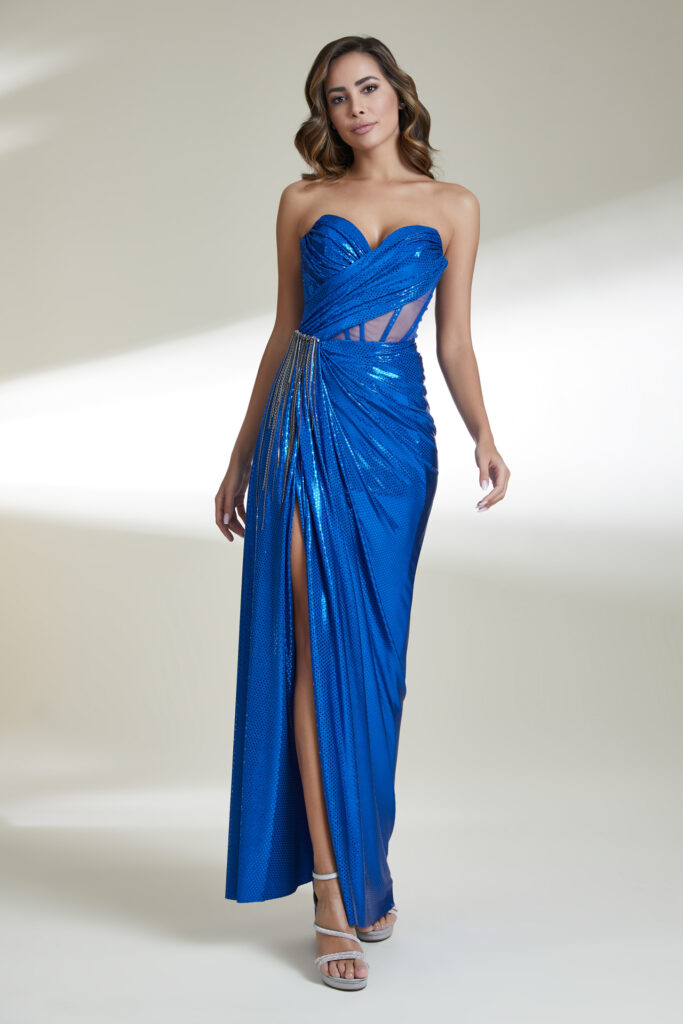 Lina Dress - Royal Blau