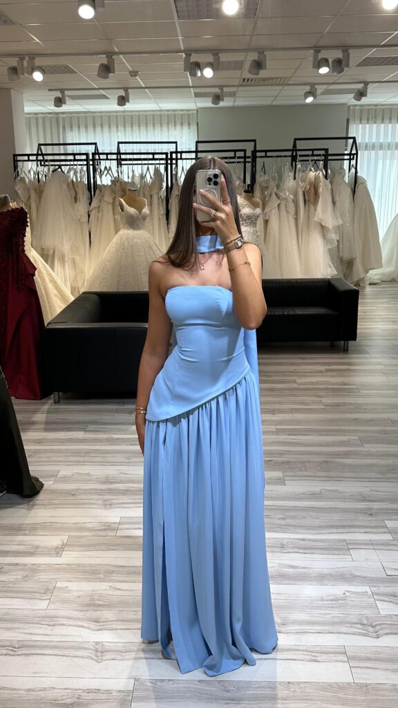 Ayla Dress - Babyblau